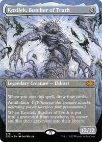 Kozilek, Butcher of Truth (Textured Foil) (576) [Double Masters 2022]