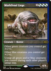 Murkfiend Liege (Foil Etched) (529) [Double Masters 2022]