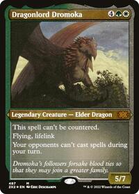 Dragonlord Dromoka (Foil Etched) (487) [Double Masters 2022]