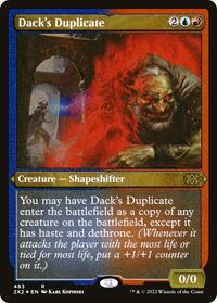Dack's Duplicate (Foil Etched) (483) [Double Masters 2022]
