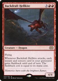 Backdraft Hellkite (103) [Double Masters 2022]