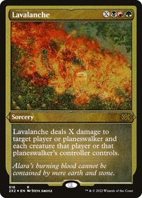 Lavalanche (Foil Etched) (516) [Double Masters 2022]