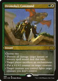 Dromoka's Command (Foil Etched) (490) [Double Masters 2022]