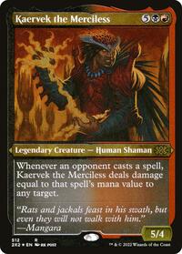 Kaervek the Merciless (Foil Etched) (512) [Double Masters 2022]