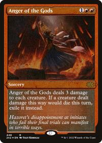 Anger of the Gods (Foil Etched) (448) [Double Masters 2022]