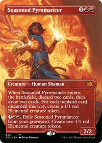 Seasoned Pyromancer (Borderless) (363) [Double Masters 2022]