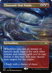 Thousand-Year Storm (Borderless) (390) [Double Masters 2022]