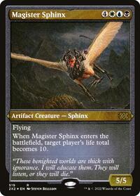 Magister Sphinx (Foil Etched) (519) [Double Masters 2022]