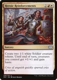 Heroic Reinforcements (226) [Double Masters 2022]