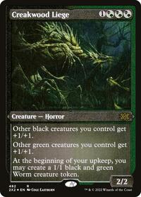 Creakwood Liege (Foil Etched) (482) [Double Masters 2022]