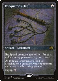 Conqueror's Flail (Foil Etched) (557) [Double Masters 2022]