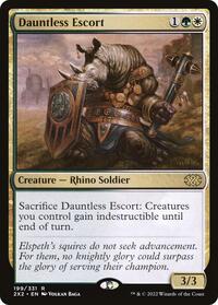 Dauntless Escort (199) [Double Masters 2022]