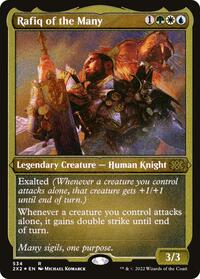 Rafiq of the Many (Foil Etched) (534) [Double Masters 2022]