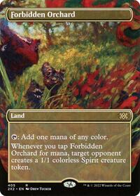 Forbidden Orchard (Borderless) (405) [Double Masters 2022]