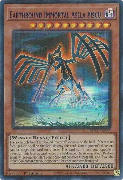 Earthbound Immortal Aslla Piscu (Blue) (LDS3-EN038) [Legendary Duelists: Season 3]