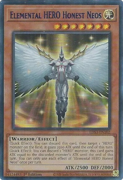 Elemental HERO Honest Neos (Blue) (LDS3-EN102) [Legendary Duelists: Season 3]
