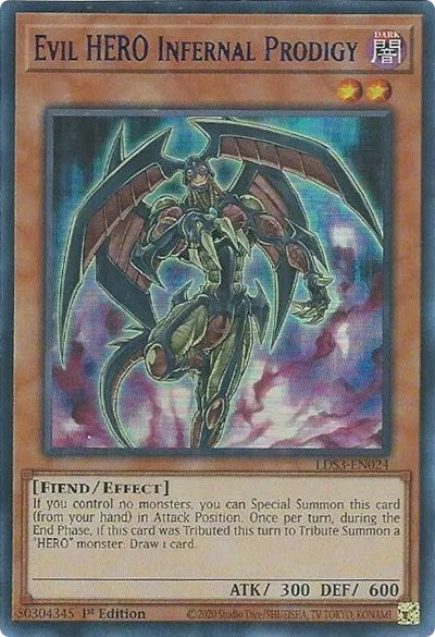 Evil HERO Infernal Prodigy (Blue) (LDS3-EN024) [Legendary Duelists: Season 3]