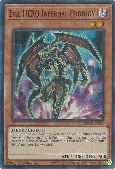 Evil HERO Infernal Prodigy (Red) (LDS3-EN024) [Legendary Duelists: Season 3]