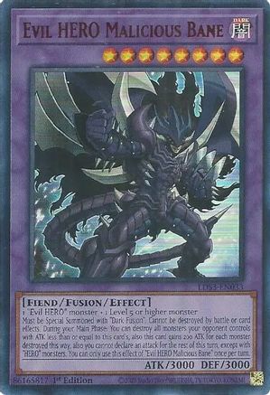 Evil HERO Malicious Bane (Red) (LDS3-EN033) - Legendary Duelists: Season 3 1st Edition