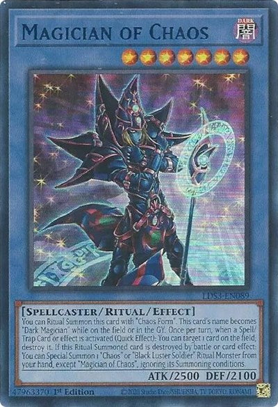 Magician of Chaos (Blue) (LDS3-EN089) [Legendary Duelists: Season 3]