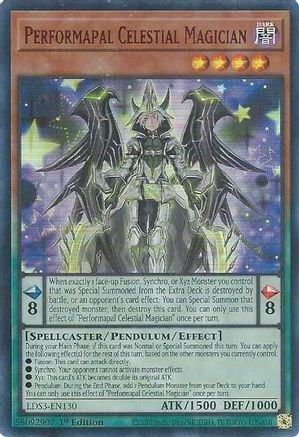 Performapal Celestial Magician (Red) (LDS3-EN130) - Legendary Duelists: Season 3 1st Edition