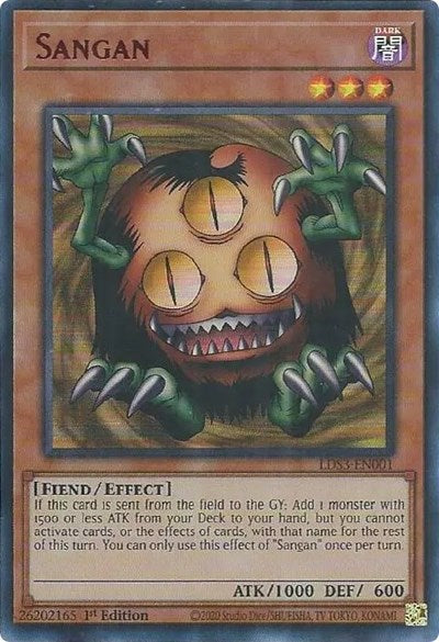 Sangan (Red) (LDS3-EN001) [Legendary Duelists: Season 3]
