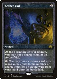 Aether Vial (Foil Etched) (555) [Double Masters 2022]