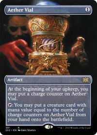 Aether Vial (Borderless) (391) [Double Masters 2022]