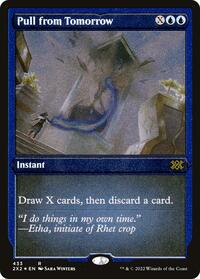 Pull from Tomorrow (Foil Etched) (433) [Double Masters 2022]