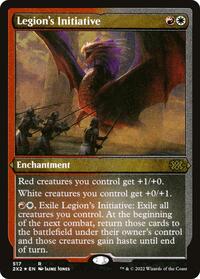 Legion's Initiative (Foil Etched) (517) [Double Masters 2022]