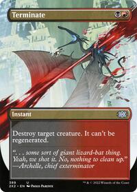 Terminate (Borderless) (389) [Double Masters 2022]