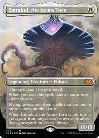 Emrakul, the Aeons Torn (Textured Foil) (575) [Double Masters 2022]