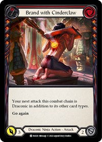 Brand with Cinderclaw (Red) (FAI020) [Blitz Deck: Uprising - Fai]