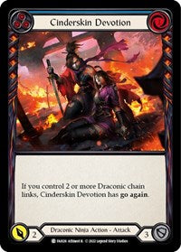 Cinderskin Devotion (Blue) (FAI026) [Blitz Deck: Uprising - Fai]