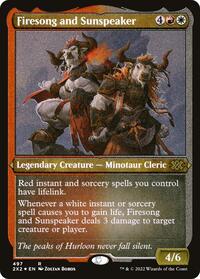 Firesong and Sunspeaker (Foil Etched) (497) [Double Masters 2022]