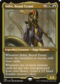 Sidisi, Brood Tyrant (Foil Etched) (539) [Double Masters 2022]