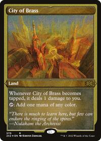 City of Brass (Foil Etched) (570) [Double Masters 2022]