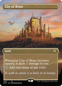 City of Brass (Borderless) (403) [Double Masters 2022]