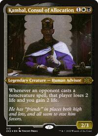 Kambal, Consul of Allocation (Foil Etched) (513) [Double Masters 2022]