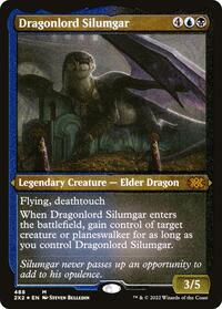 Dragonlord Silumgar (Foil Etched) (488) [Double Masters 2022]