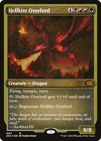 Hellkite Overlord (Foil Etched) (504) [Double Masters 2022]