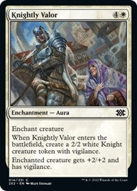 Knightly Valor (14) [Double Masters 2022]