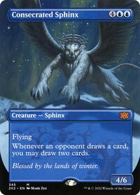 Consecrated Sphinx (Borderless) (345) [Double Masters 2022]