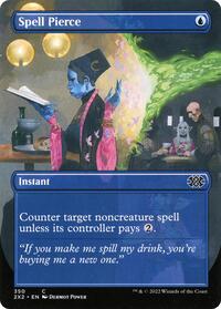 Spell Pierce (Borderless) (350) [Double Masters 2022]