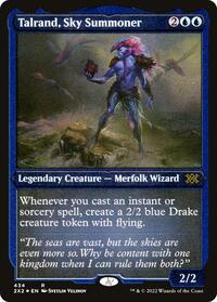 Talrand, Sky Summoner (Foil Etched) (434) [Double Masters 2022]