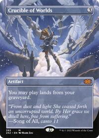 Crucible of Worlds (Borderless) (393) [Double Masters 2022]