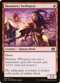 Monastery Swiftspear (119) [Double Masters 2022]