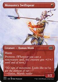 Monastery Swiftspear (Borderless) (362) [Double Masters 2022]