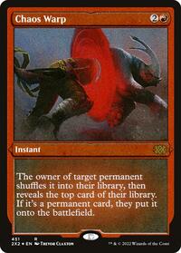 Chaos Warp (Foil Etched) (451) [Double Masters 2022]