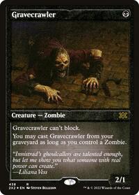 Gravecrawler (Foil Etched) (438) [Double Masters 2022]